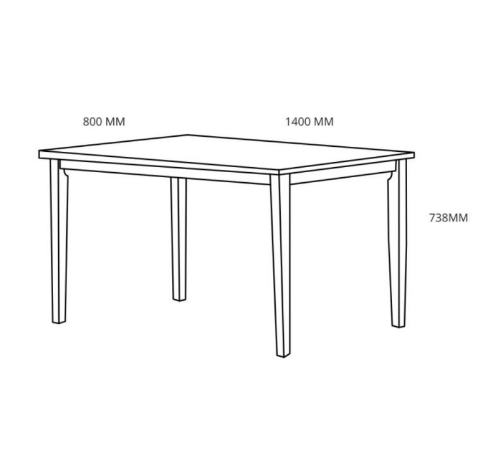 tavolo in legno dori