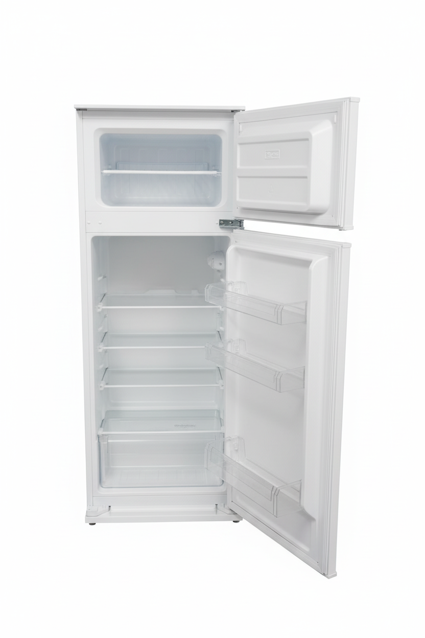 Frigorifero Samet SAM240 da incasso bianco aperto - sfondo bianco