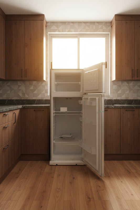 Frigorifero Staylux Silver - Aperto frontale cucina