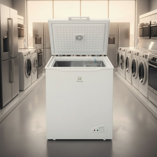 Congelatore pozzetto Staylux 150L bianco aperto - showroom