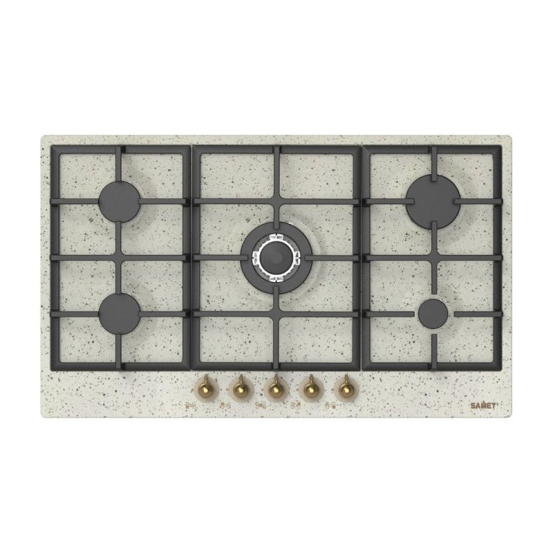 PIANO COTTURA SAMET FRAGRANITE 5 FUOCHI 90CM
