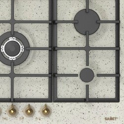 PIANO COTTURA SAMET FRAGRANITE 5 FUOCHI 90CM