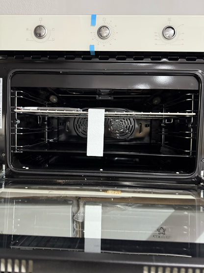 FORNO VENTILATO VETRO CREMA 90cm