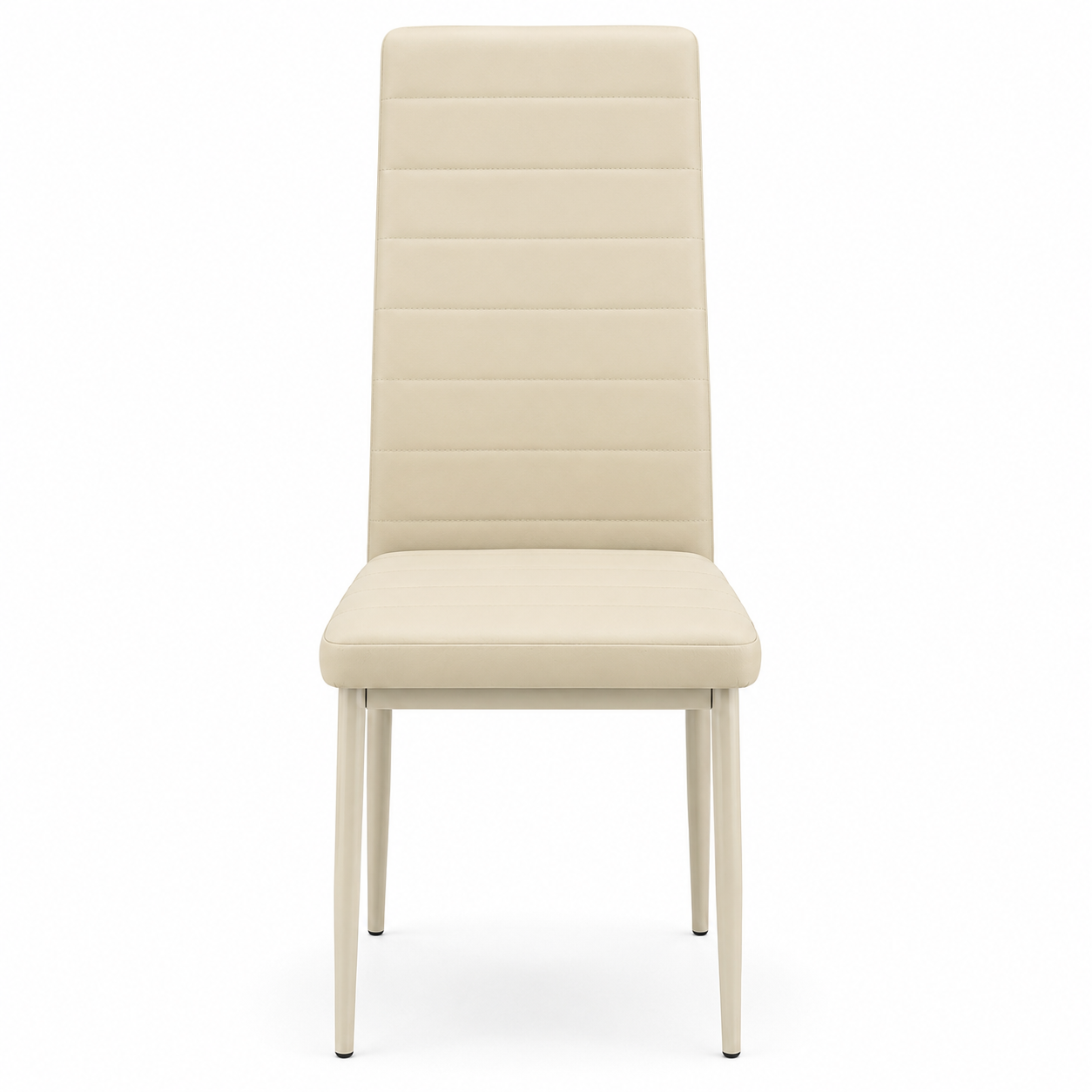 Sedie da Pranzo Tortora Set 4 Ecopelle