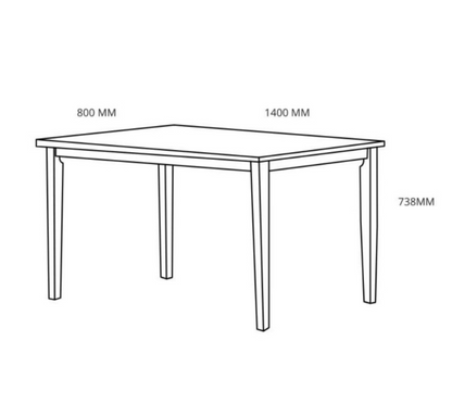 tavolo in legno dori