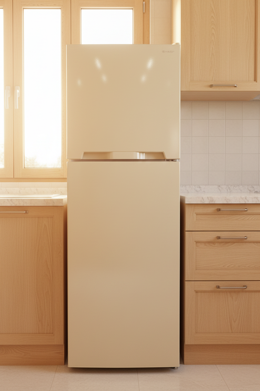 Frigorifero Sharp Beige - Chiuso frontale cucina