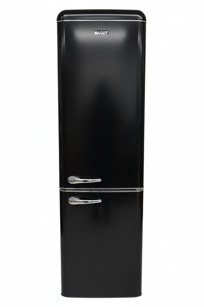 Frigorifero Damet Retro Nero - Sfondo bianco