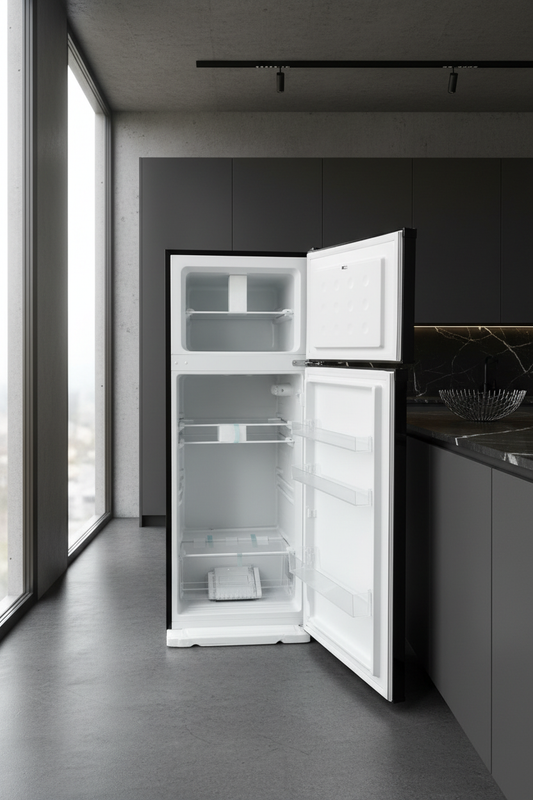 Frigorifero Staylux Nero - Aperto frontale cucina