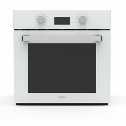 Forno ventilato digitale vetro bianco Staylux 60x60cm sfondo bianco