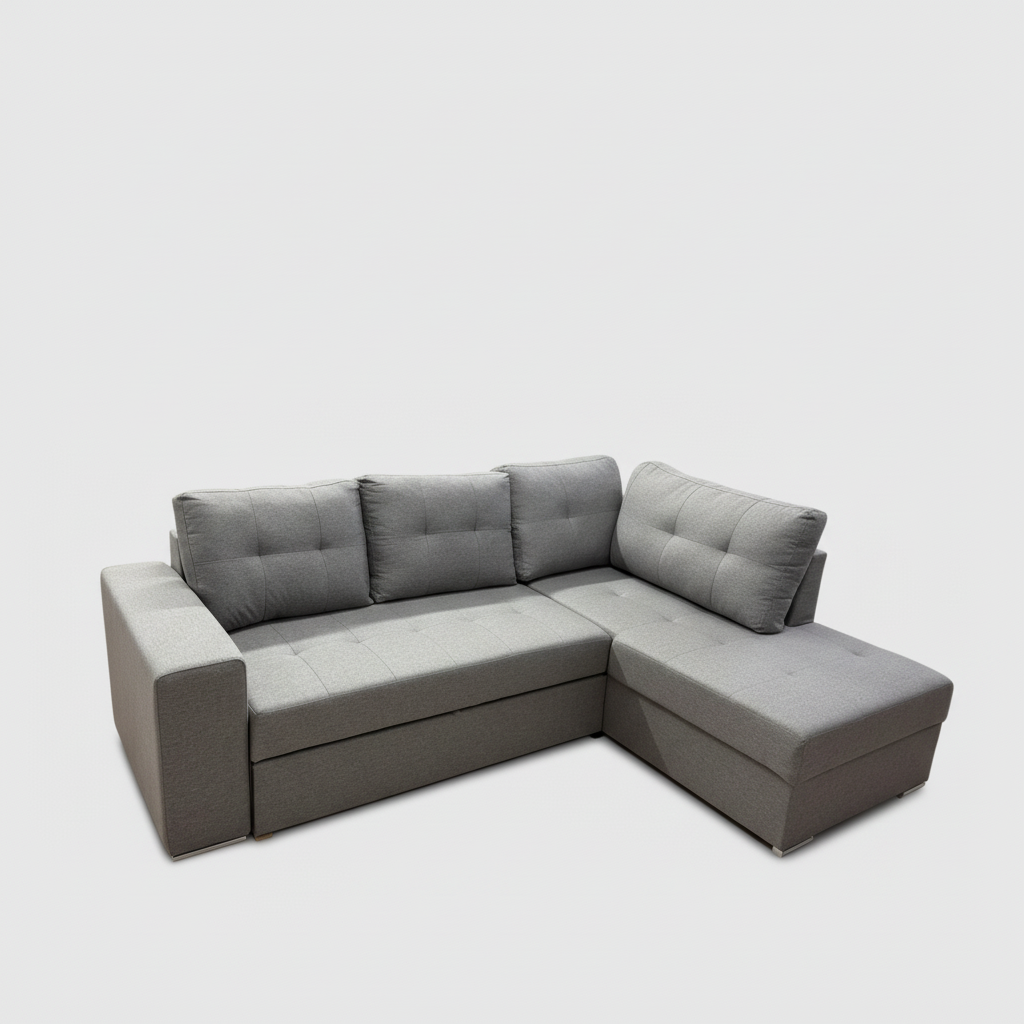 Divano ad L grigio sfondo bianco Google Shopping