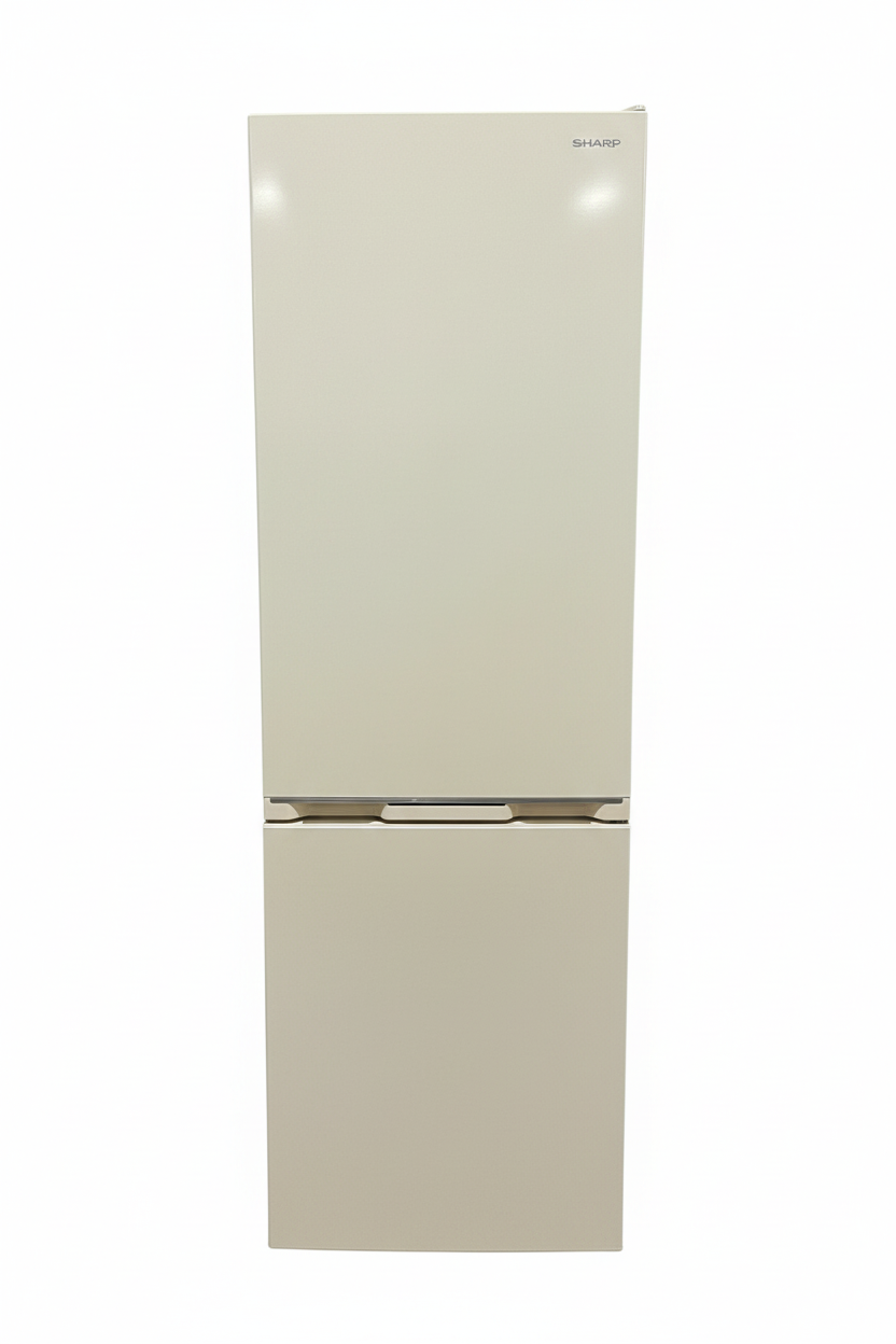 Frigorifero Sharp Combinato Beige - Sfondo bianco