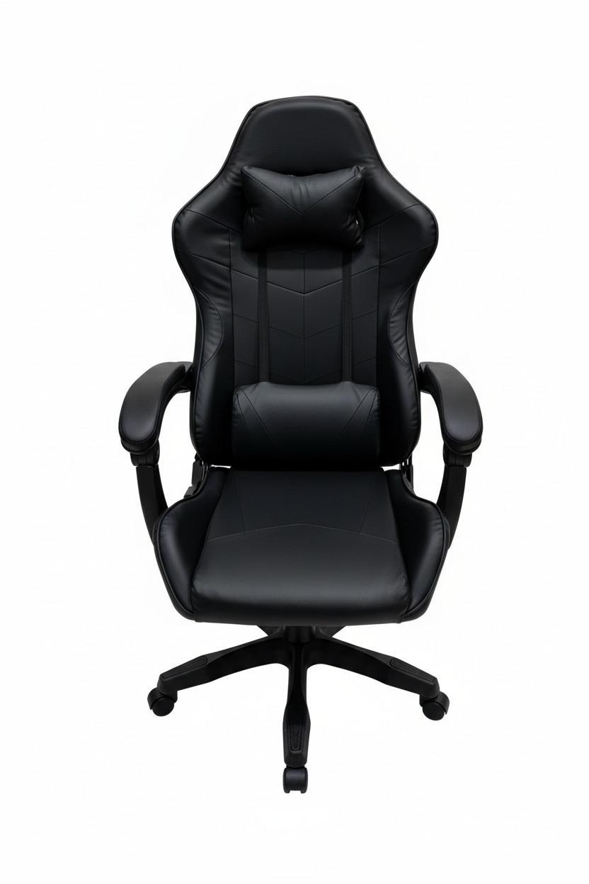 Sedia gaming total black - sfondo bianco