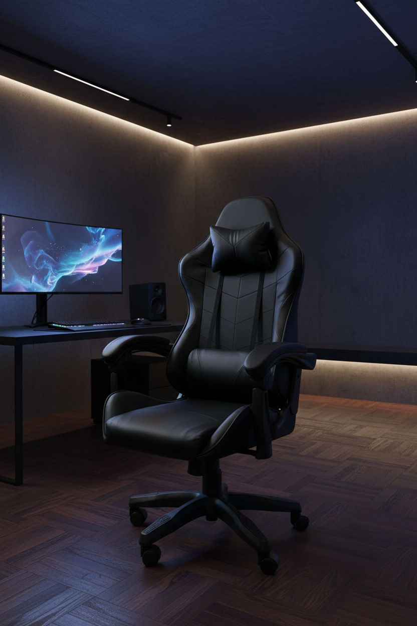 Sedia gaming total black - gaming room