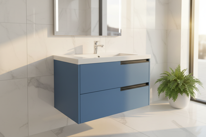 Mobile bagno azzurro - bagno lusso