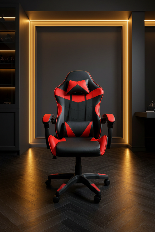 Sedia gaming rossa nera - gaming room