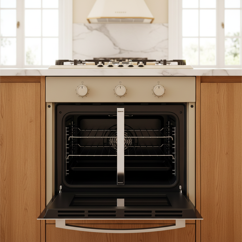 Forno da Incasso Ventilato Vetro Beige Staylux 90x60cm