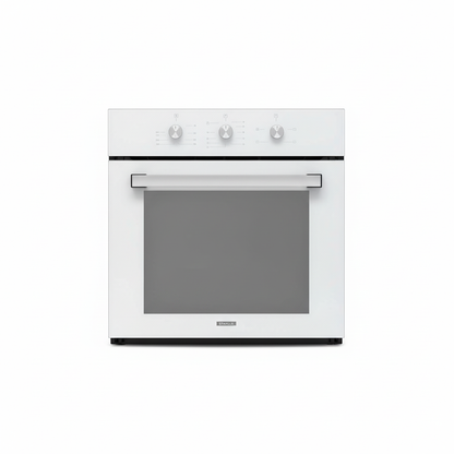 Forno da Incasso Vetro Bianco sfondo bianco