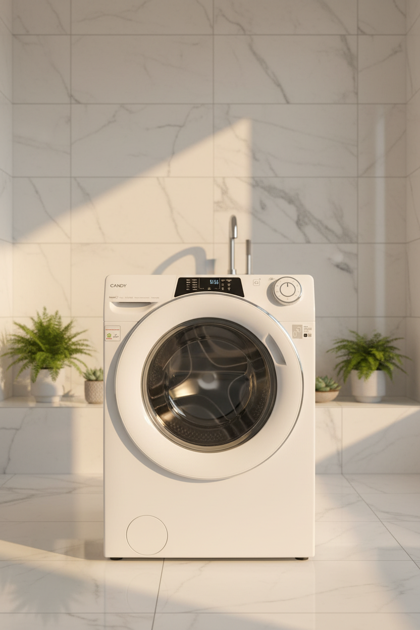 Lavatrice Candy RapidO - bagno lusso