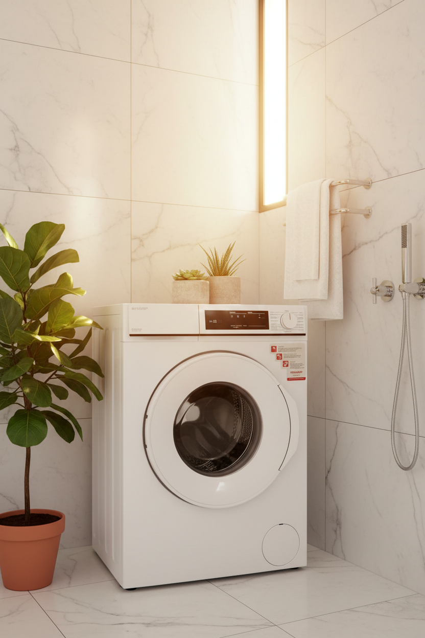 Lavatrice Sharp - bagno lusso