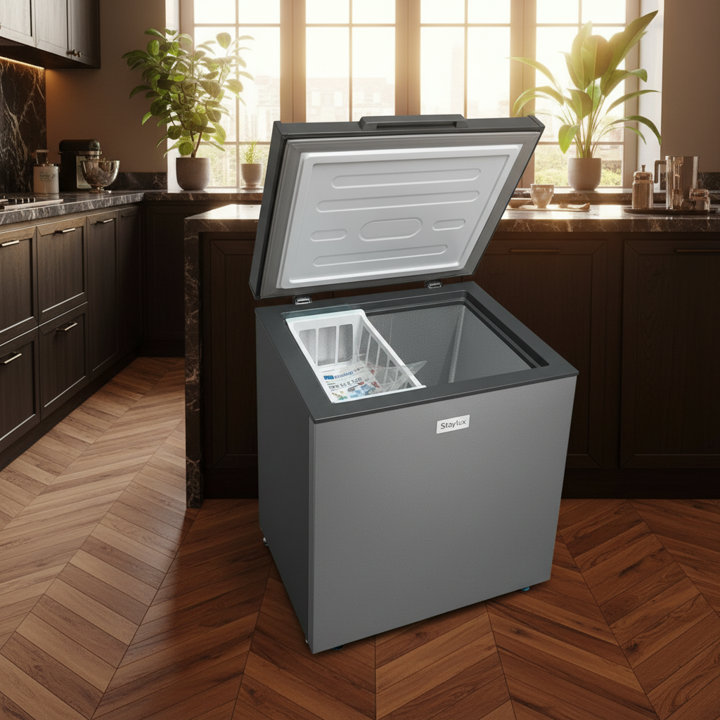 Congelatore pozzetto Staylux 100L aperto