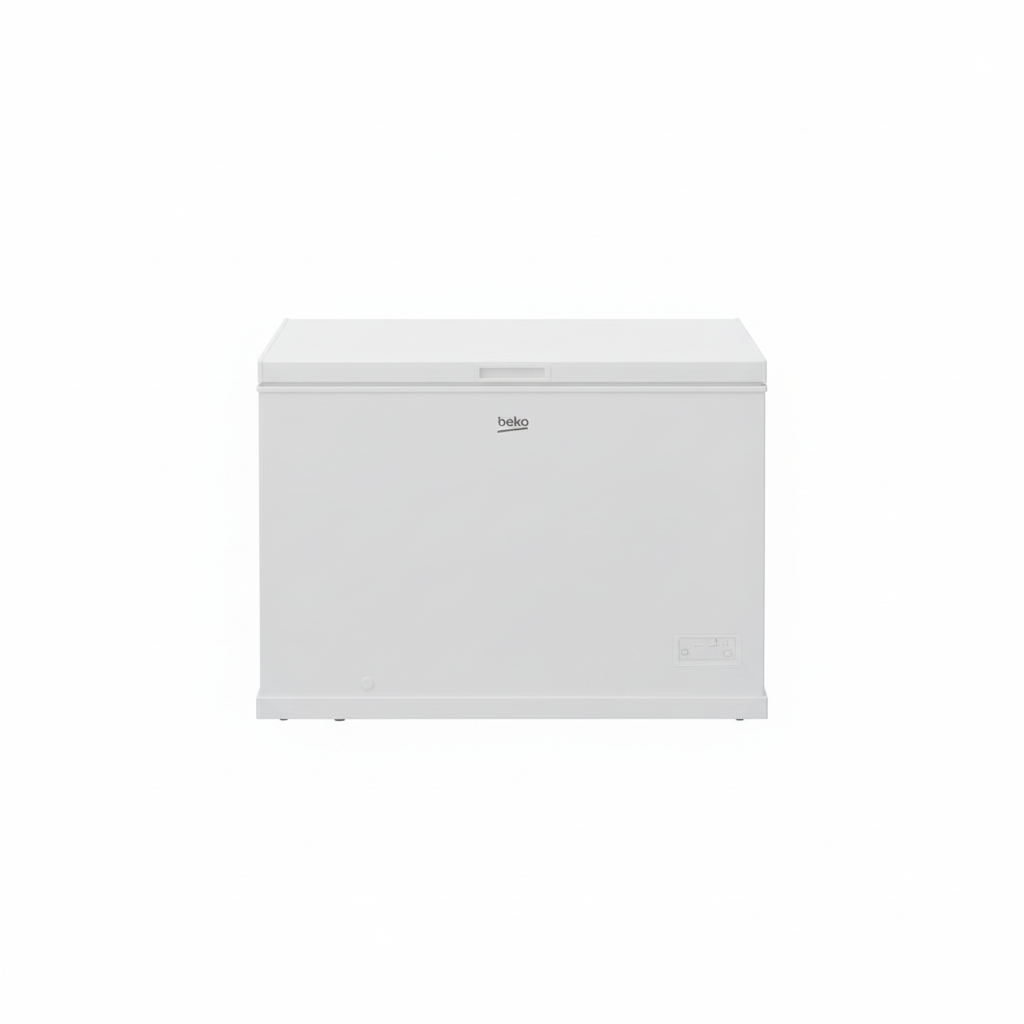 Congelatore pozzetto Beko 250L sfondo bianco GMC