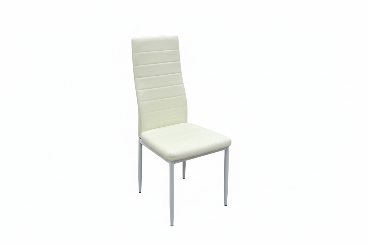 Sedia bianca sfondo bianco GMC