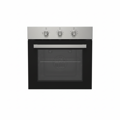 Forno da Incasso Inox Ventilato Multifunzione 60x60cm sfondo bianco