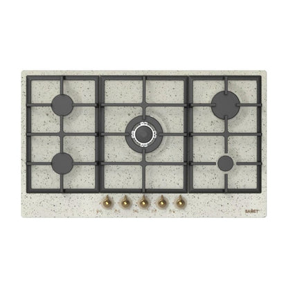 PIANO COTTURA SAMET FRAGRANITE 5 FUOCHI 90CM