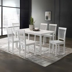 SEDIA DORI IN LEGNO BIANCA
