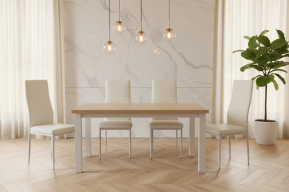 Sedie Bianche Set 4