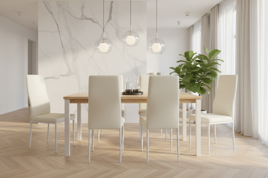 Sedie Bianche Set 6